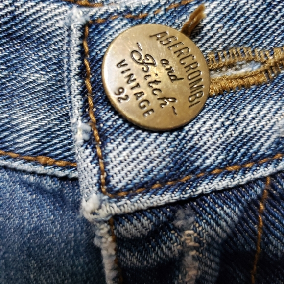 Thinuni Jeans  Denim Distressed Red Plaid Back  Pockets S-25 - Picture 8 of 11